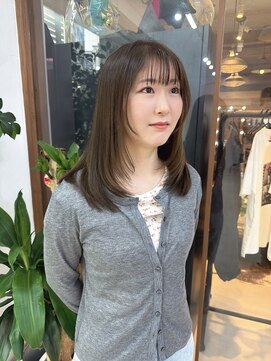エアージーモ 小倉店(Fate design Air G mo) 大人の艶髪ミディアムレイヤー