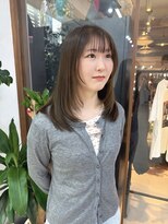 エアージーモ 小倉店(Fate design Air G mo) 大人の艶髪ミディアムレイヤー