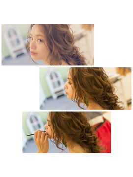 ヘアメイクアンドセットサロン リッコ(Hair make&set salon Ricco) 梅田セットサロンＬｕｍｉｎｏｕｓルーズアレンジ