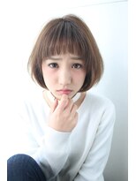 ソース 梅田(SOURCE)&nbsp;オンマユショートボブ(アッシュベージュ)