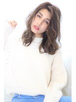 ヘアーアートシフォン 池袋西口店(Hair art chiffon)&nbsp;ブルージュのアシメで似合わせカットヴェールウェーブ 池袋
