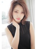 抜け感ミディアムスタイル