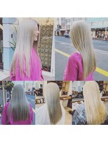 ヘアーラクープ(HAIR LA COUPE) ホワイトブリーチ＆カラーorマニックパニック