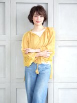 アビエクレール 河内花園(abije claire)&nbsp;顔周りを引き立てるワンカールショート★20代30代50代 髪質改善