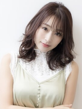 アフロート ギンザ(AFLOAT GINZA) 20代30代40代大人可愛い くすみカラー 抜け感 透け感 ツヤ髪１