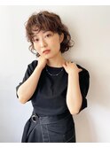 カジュアルボブパーマ
