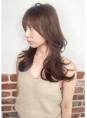 韓国風くびれヘア×ヌーディーグレージュ