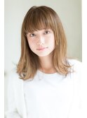 暖色系カラー レイヤーミディアム【hair park MAMBO 豊田 梅坪】