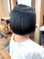 アロマ ヘアルーム 池袋店(AROMA hair room)&nbsp;切りっぱなしボブマッシュショートスタイル/池袋/池袋東口