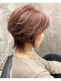レリーキルト 岡本(Rely Quilt) instagram @relyquilt.katsura 白髪染めを使わない透明感カラー