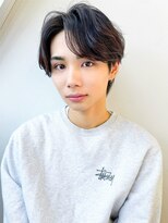 束感黒髪ナチュラル人気流行センターパート韓国風