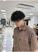 メンズパーマ/波巻きパーマ/プードルパーマ/波巻きスパイラル