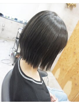 ヘアテリア リュウ 大塚(hair teria ryu) 艶カラー/ナチュラルウルフボブ