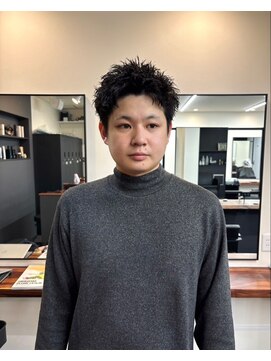 ランディ(RANDY) メンズ/スパイキーショート/アクティブショート/ピンパーマ