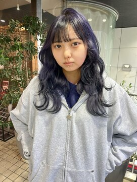 ヘアーアンドメイク ビス(HAIR&MAKE bis) 暗めラベンダーで透明感ある大人女子に♪【多田華歌】