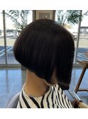 ショートボブ＊アッシュブラウン