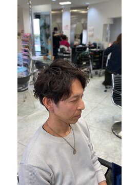 にしはら 美容室 望月指名限定【シャドウパーマ】