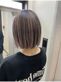 大人ショートボブ丸みショートカットマッシュショート前髪あり
