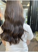福岡天神/大人かわいい20代30代/レイヤーカット/くすみカラー