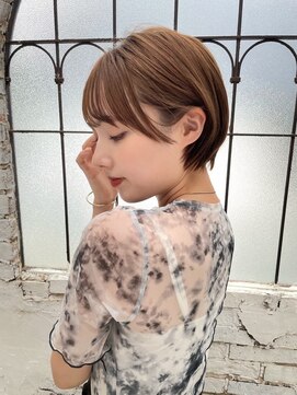 ロンドロゼ 池袋(Lond rose) イメチェン外ハネボブ美髪ワイドバングレイヤー韓国ブリーチなし