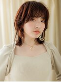 インナーカラーハイライト大人可愛いウルフカットZ上尾20代30代