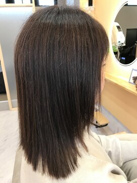 アン(an.) パッツンワンレングスフェイスレイヤー