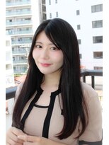 フラミューム 沼津(flammeum) 韓国風暗髪ワンレン