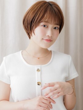 カバーヘア ブリス 戸田公園西口店(COVER HAIR bliss) 顔周りレイヤーカット丸みショートマッシュZ戸田公園20代30代