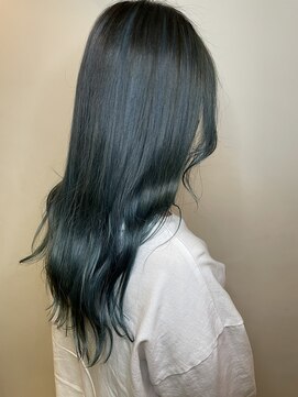 ヘアースペースブルーム プリュス 石橋店(HAIR SPACE BLOOM plus) 石橋/ブルーカラー/バレイヤージュ/ケアブリーチ/髪質改善ケア