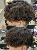 パーマ落とし曲がる縮毛矯正縮毛矯正失敗原宿メンズパーマ