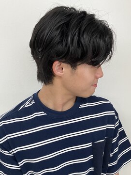 モリオフロムロンドン 松戸店(Morio from London) 【メンズ 松戸 岩口】刈り上げセンターパートパーマショート