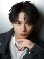 ルーシー 川越(LUCEY)&nbsp;センターパートフェザーパーマシャドウパーマメンズパーマ