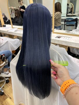 アプリバイリアン 浦和2号店(appri by Rien) ダブルカラー/ネイビーブルー