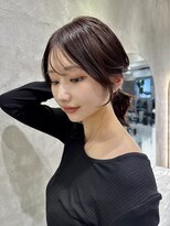 ロンドネートゥル 新潟(Lond naitre)&nbsp;ダークアッシュ/似合わせカット/レイヤーカット(新潟/万代）