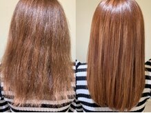 酸性ストレートから縮毛矯正まで幅広く！