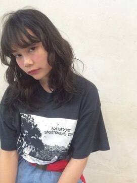 ドゥーア 代官山(Door) ミディアムウェーブヘア―３