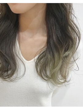 グッデイ ヘアー(GOOD DAY HAIR) 【GOODDAY HAIR】《フリンジカラー:インナーカラー:グレージュ》