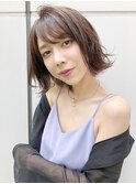 大人かわいいボブ外ハネボブ30代40代50代【CAMINOIA銀座】