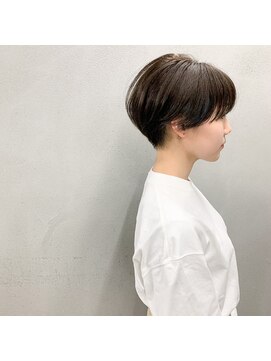 タグ(#tag) #刈り上げショート×ハンサムマッシュ