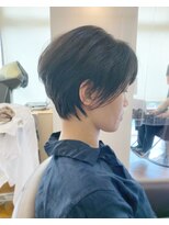 フロート 小阪店(float)&nbsp;くびれショート_エアリーミディ 黒髪 ホワイトアッシュ