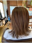 外はねボブ ハイライト