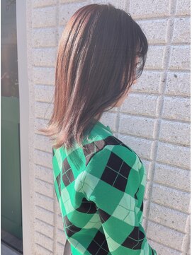 プチメゾントウキョウ(Petit Maison Tokyo) モカブラウン_切りっぱなしロブ