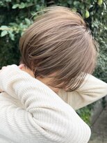 ディモアンド 表参道(Dimo&)&nbsp;ベビーバング/ショートヘア/ボブルフ/ショコラベージュ