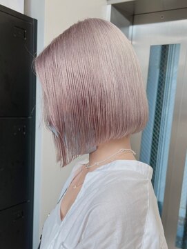 ベレーザシェルト(Beleza scelto) ba1385_アッシュピンクホワイトラベンダーパールベージュボブ