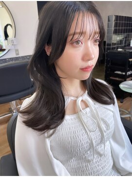 リコバイアフロート(riko by afloat) 髪質改善/韓国ヘア/ラベンダーアッシュ/シースルーバング