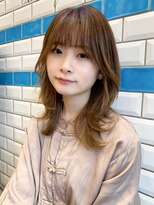 シー バイ ロンド 新宿(Sea by Lond)&nbsp;【藤原三知代】顔まわりレイヤーシースルーバング