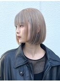 CIERA.ミニマムボブ×ブリーチオンインナーカラー