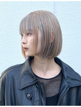 シエラ 南船場(CIERA.) CIERA.ミニマムボブ×ブリーチオンインナーカラー