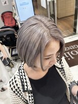 ネオリーブギンザ 銀座店(Neolive GINZA)&nbsp;ダブルカラー×グレージュ×ケアブリーチ【銀座】片桐