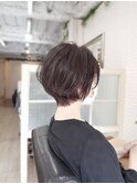 30代40代50代60代　丸みショート　白髪染め大人可愛いボリューム